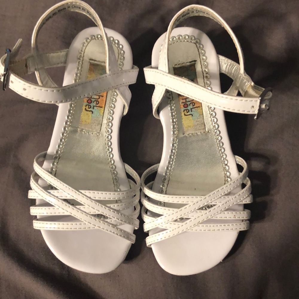 White toddler dress shoes